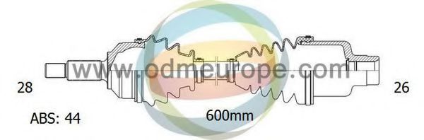 ODM-MULTIPARTS 18-052281 Приводной вал для MAZDA 6 (Мазда 6) ODM-MULTIPARTS 18-052281 Приводной вал для MAZDA 6 (Мазда 6)
