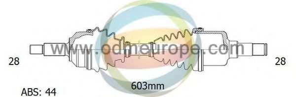 ODM-MULTIPARTS 18-051032 Приводной вал для MAZDA 626 III (Мазда 626 3) ODM-MULTIPARTS 18-051032 Приводной вал для MAZDA 626 III (Мазда 626 3)