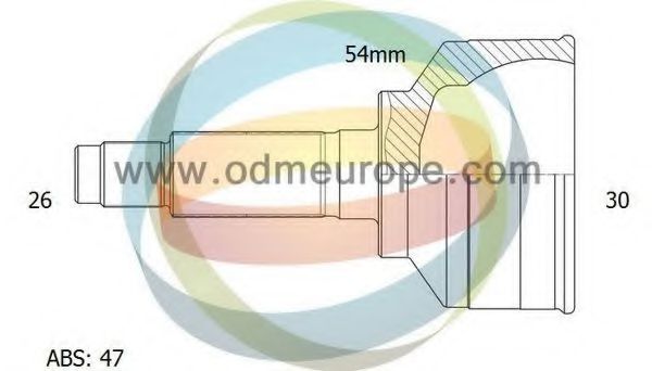 ODM-MULTIPARTS 12-221786 Шарнирный комплект, приводной вал для CHRYSLER (Крайслер) ODM-MULTIPARTS 12-221786 Шарнирный комплект, приводной вал для CHRYSLER (Крайслер)