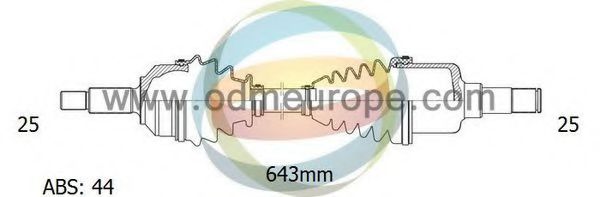 ODM-MULTIPARTS 18-081721 Приводной вал для HYUNDAI ELANTRA LAVITA (Хендай Элантра лавита) ODM-MULTIPARTS 18-081721 Приводной вал для HYUNDAI ELANTRA LAVITA (Хендай Элантра лавита)