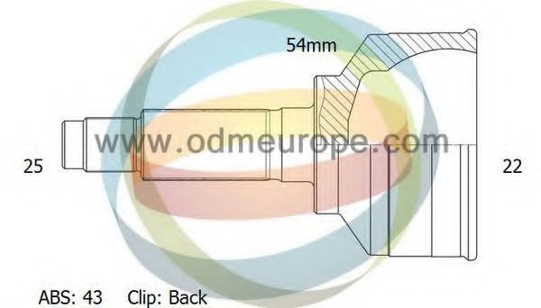 ODM-MULTIPARTS 12-080656 Шарнирный комплект, приводной вал для MITSUBISHI SPACE STAR (Митсубиши/митсубиси Спэйс стар) ODM-MULTIPARTS 12-080656 Шарнирный комплект, приводной вал для MITSUBISHI SPACE STAR (Митсубиши/митсубиси Спэйс стар)
