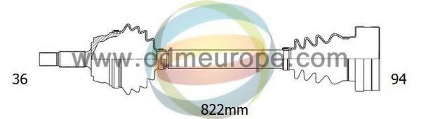 ODM-MULTIPARTS 18-212670 Приводной вал для VOLKSWAGEN JETTA IV (Фольксваген Джетта 4) ODM-MULTIPARTS 18-212670 Приводной вал для VOLKSWAGEN JETTA IV (Фольксваген Джетта 4)