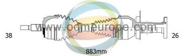ODM-MULTIPARTS 18-212870 Приводной вал для VOLKSWAGEN T5 CARAVELLE (Фольксваген Т5 каравелла) ODM-MULTIPARTS 18-212870 Приводной вал для VOLKSWAGEN T5 CARAVELLE (Фольксваген Т5 каравелла)