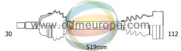ODM-MULTIPARTS 18-213150 Приводной вал для AUDI Q7 (Ауди Кью 7) ODM-MULTIPARTS 18-213150 Приводной вал для AUDI Q7 (Ауди Кью 7)