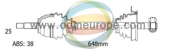 ODM-MULTIPARTS 18-081801 Приводной вал 