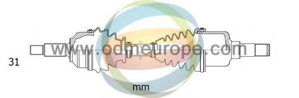 ODM-MULTIPARTS 18-271390 Приводной вал для LAND ROVER RANGE ROVER EVOQUE (Ленд ровер/лэнд ровер Рангэ ровер эвок) ODM-MULTIPARTS 18-271390 Приводной вал для LAND ROVER RANGE ROVER EVOQUE (Ленд ровер/лэнд ровер Рангэ ровер эвок)