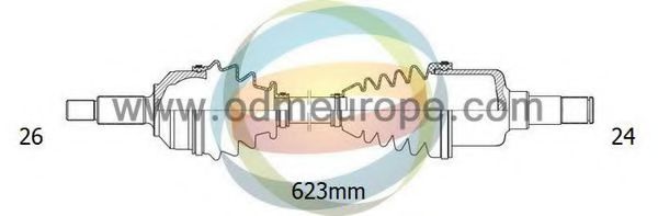 ODM-MULTIPARTS 18-091540 Приводной вал для TOYOTA PRIUS (Тойота/тоета Приус) ODM-MULTIPARTS 18-091540 Приводной вал для TOYOTA PRIUS (Тойота/тоета Приус)