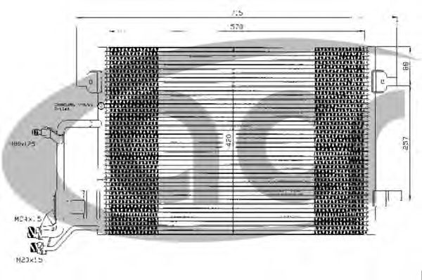 ACR 300045 Конденсатор, кондиционер для AUDI (Ауди) ACR 300045 Конденсатор, кондиционер для AUDI (Ауди)