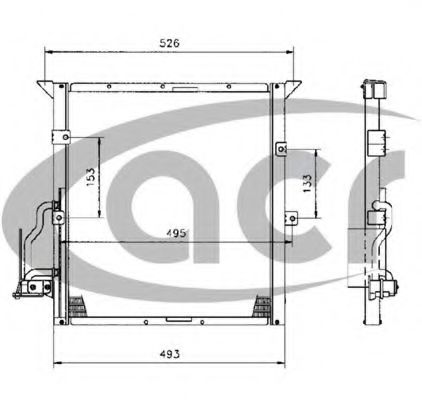 ACR 300081 Конденсатор, кондиционер для BMW 3 (Бмв 3) ACR 300081 Конденсатор, кондиционер для BMW 3 (Бмв 3)