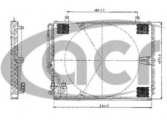 ACR 300193 Конденсатор, кондиционер для BMW 7 (Бмв 7) ACR 300193 Конденсатор, кондиционер для BMW 7 (Бмв 7)