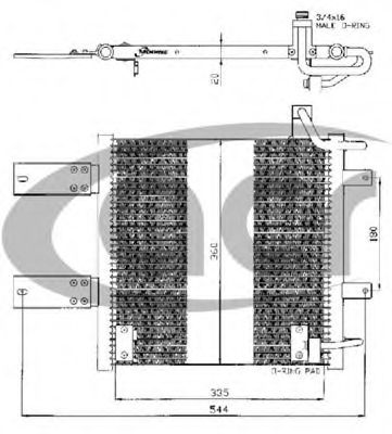 ACR 300396 Конденсатор, кондиционер для VOLKSWAGEN POLO (Фольксваген Поло) ACR 300396 Конденсатор, кондиционер для VOLKSWAGEN POLO (Фольксваген Поло)
