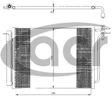 ACR 300434 Конденсатор, кондиционер для BMW (Бмв) ACR 300434 Конденсатор, кондиционер для BMW (Бмв)