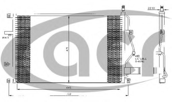 ACR 300441 Конденсатор, кондиционер для VOLVO (Вольво) ACR 300441 Конденсатор, кондиционер для VOLVO (Вольво)