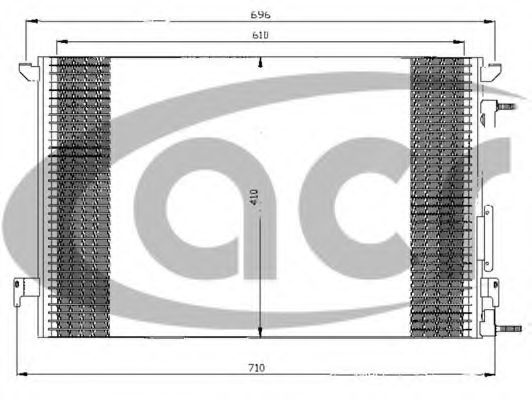 ACR 300500 Конденсатор, кондиционер для OPEL VECTRA C (Опель Вектра с) ACR 300500 Конденсатор, кондиционер для OPEL VECTRA C (Опель Вектра с)