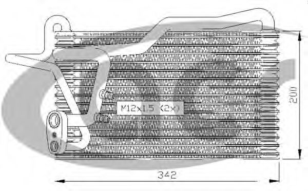 ACR 310021 Испаритель, кондиционер для AUDI 80 (Ауди 80) ACR 310021 Испаритель, кондиционер для AUDI 80 (Ауди 80)