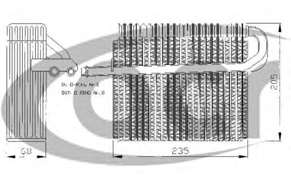 ACR 310116 Испаритель, кондиционер для OPEL CORSA B (Опель Корса б) ACR 310116 Испаритель, кондиционер для OPEL CORSA B (Опель Корса б)