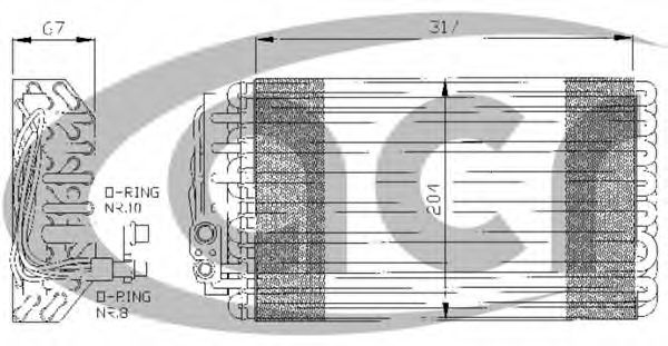 ACR 310117 Испаритель, кондиционер для BMW 7 (Бмв 7) ACR 310117 Испаритель, кондиционер для BMW 7 (Бмв 7)