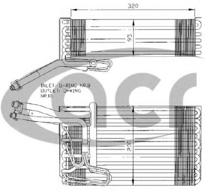 ACR 310122 Испаритель, кондиционер для JAGUAR VANDEN PLAS (Ягуар Vандэн плас) ACR 310122 Испаритель, кондиционер для JAGUAR VANDEN PLAS (Ягуар Vандэн плас)
