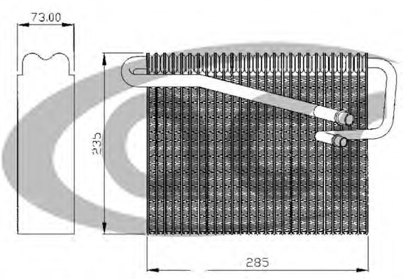 ACR 310140 Испаритель, кондиционер для OPEL ASTRA A (Опель Астра а) ACR 310140 Испаритель, кондиционер для OPEL ASTRA A (Опель Астра а)