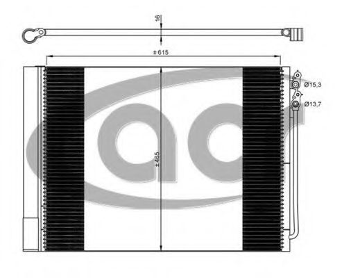 ACR 300691 Конденсатор, кондиционер для BMW (Бмв) ACR 300691 Конденсатор, кондиционер для BMW (Бмв)