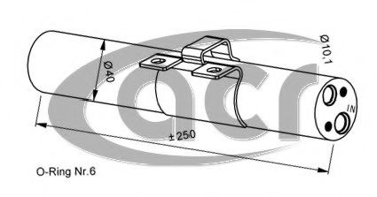 ACR 170601 Осушитель, кондиционер для RENAULT MODUS / GRAND MODUS (Рено Модус / гранд модус) ACR 170601 Осушитель, кондиционер для RENAULT MODUS / GRAND MODUS (Рено Модус / гранд модус)