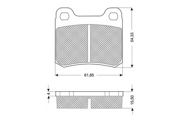 PROCODIS FRANCE PF10371 Тормозные колодки задний мост для MERCEDES-BENZ E-CLASS (Мэрcэдэс-бэнз Е класс) PROCODIS FRANCE PF10371 Тормозные колодки задний мост для MERCEDES-BENZ E-CLASS (Мэрcэдэс-бэнз Е класс)