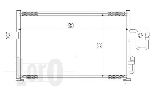 LORO 019-016-0002 Конденсатор, кондиционер для HYUNDAI EXCEL (Хендай Эxcэл) LORO 019-016-0002 Конденсатор, кондиционер для HYUNDAI EXCEL (Хендай Эxcэл)