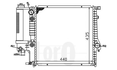 LORO 004-017-0013 Радиатор, охлаждение двигателя для BMW 3 (Бмв 3) LORO 004-017-0013 Радиатор, охлаждение двигателя для BMW 3 (Бмв 3)