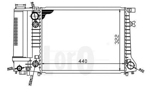 LORO 004-017-0018 Радиатор, охлаждение двигателя для BMW 3 (Бмв 3) LORO 004-017-0018 Радиатор, охлаждение двигателя для BMW 3 (Бмв 3)