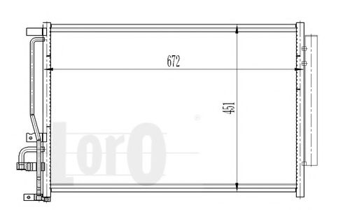 LORO 037-016-0039 Конденсатор, кондиционер для CHEVROLET CAPTIVA (Шевроле Каптива) LORO 037-016-0039 Конденсатор, кондиционер для CHEVROLET CAPTIVA (Шевроле Каптива)
