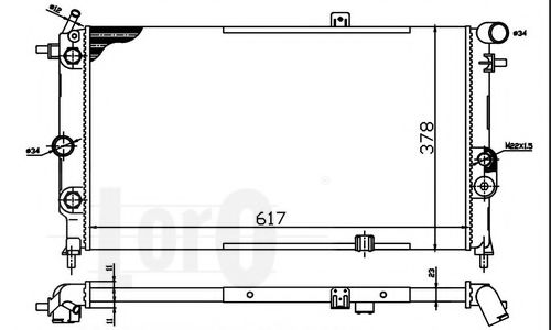LORO 037-017-0005 Радиатор, охлаждение двигателя для OPEL (Опель) LORO 037-017-0005 Радиатор, охлаждение двигателя для OPEL (Опель)