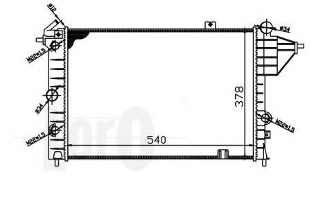 LORO 037-017-0004 Радиатор, охлаждение двигателя для OPEL (Опель) LORO 037-017-0004 Радиатор, охлаждение двигателя для OPEL (Опель)