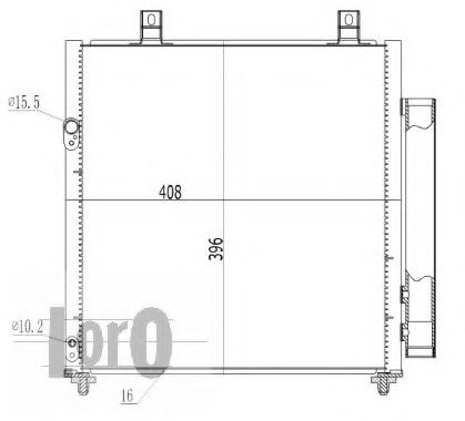 LORO 033-016-0008 Конденсатор, кондиционер для MITSUBISHI MIRAGE (Митсубиши/митсубиси Мирагэ) LORO 033-016-0008 Конденсатор, кондиционер для MITSUBISHI MIRAGE (Митсубиши/митсубиси Мирагэ)