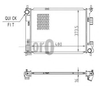 LORO 019-017-0024-B Радиатор, охлаждение двигателя для HYUNDAI (Хендай) LORO 019-017-0024-B Радиатор, охлаждение двигателя для HYUNDAI (Хендай)
