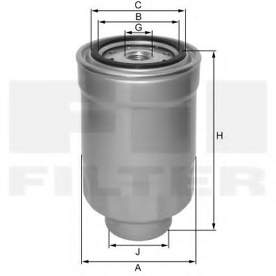 FIL FILTER ZP 548 BF Топливный фильтр для NISSAN (Ниссан) FIL FILTER ZP 548 BF Топливный фильтр для NISSAN (Ниссан)