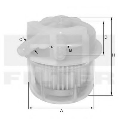 FIL FILTER ZP 8064 FP Топливный фильтр для TOYOTA TERCEL (Тойота/тоета Тэрcэл) FIL FILTER ZP 8064 FP Топливный фильтр для TOYOTA TERCEL (Тойота/тоета Тэрcэл)