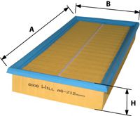 GOODWILL AG 212 Воздушный фильтр для AUDI A3 (Ауди А3) GOODWILL AG 212 Воздушный фильтр для AUDI A3 (Ауди А3)