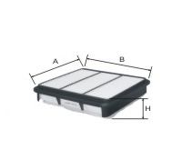 GOODWILL AG 268 Воздушный фильтр для MITSUBISHI (Митсубиши/митсубиси) GOODWILL AG 268 Воздушный фильтр для MITSUBISHI (Митсубиши/митсубиси)
