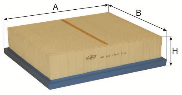 GOODWILL AG 363 Воздушный фильтр 