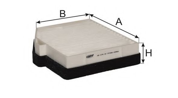 GOODWILL AG 379 CF Фильтр, воздух во внутренном пространстве для HYUNDAI H 200 (Хендай Х 200)