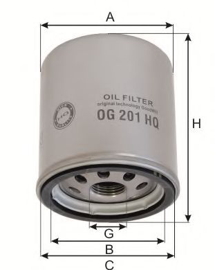 GOODWILL OG 201 HQ Масляный фильтр 