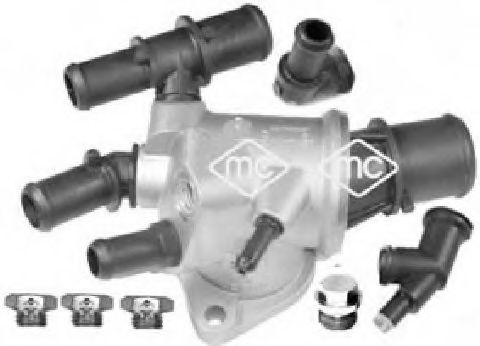 Metalcaucho 03863 Корпус термостата для VOLKSWAGEN POLO CLASSIC (Фольксваген Поло классик) Metalcaucho 03863 Корпус термостата для VOLKSWAGEN POLO CLASSIC (Фольксваген Поло классик)