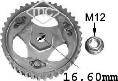 Metalcaucho 05623 Шестерня, топливный насос высокого давления для RENAULT 9 (Рено 9) Metalcaucho 05623 Шестерня, топливный насос высокого давления для RENAULT 9 (Рено 9)