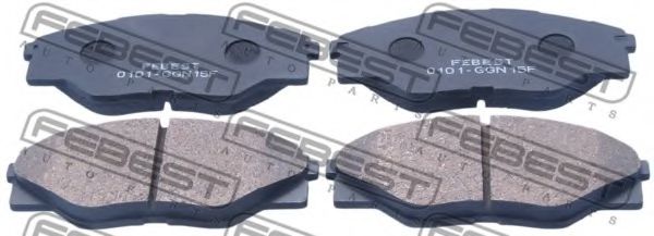 FEBEST 0101-GGN15F Тормозные колодки для TOYOTA INNOVA (Тойота/тоета Инноvа) FEBEST 0101-GGN15F Тормозные колодки для TOYOTA INNOVA (Тойота/тоета Инноvа)
