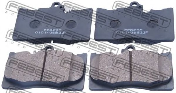 FEBEST 0101-GSE22F Тормозные колодки для LEXUS IS C (Лексус Ис) FEBEST 0101-GSE22F Тормозные колодки для LEXUS IS C (Лексус Ис)