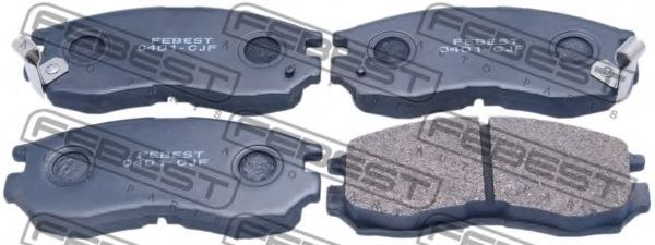 FEBEST 0401-CJF Тормозные колодки для MITSUBISHI DEBONAIR (Митсубиши/митсубиси Дэбонаир) FEBEST 0401-CJF Тормозные колодки для MITSUBISHI DEBONAIR (Митсубиши/митсубиси Дэбонаир)