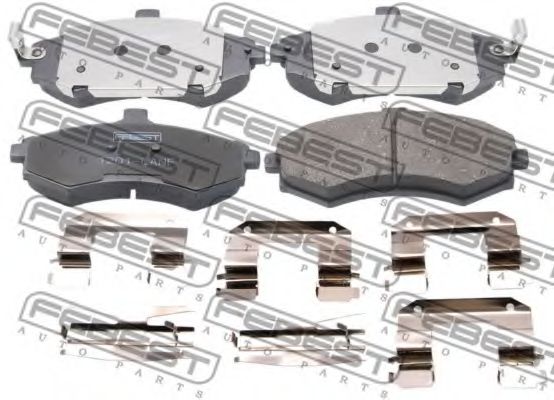 FEBEST 1201-LANF Тормозные колодки для HYUNDAI (Хендай) FEBEST 1201-LANF Тормозные колодки для HYUNDAI (Хендай)