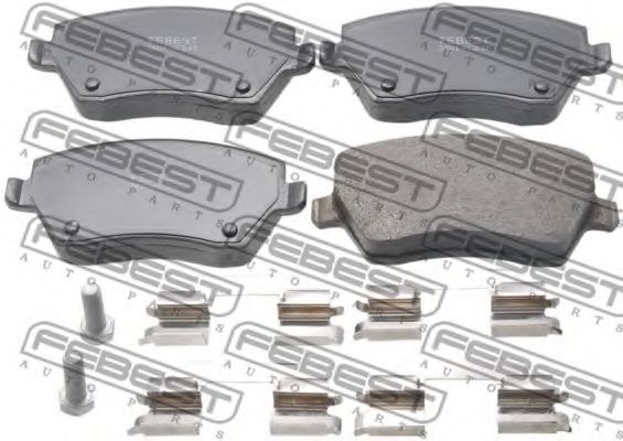 FEBEST 2401-CLIF Тормозные колодки для NISSAN SYLPHY II (Ниссан Сълпхъ 2) FEBEST 2401-CLIF Тормозные колодки для NISSAN SYLPHY II (Ниссан Сълпхъ 2)