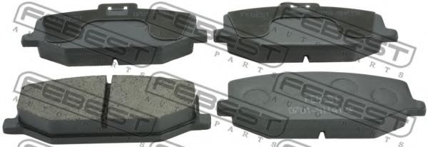 FEBEST 0701-SN413F Тормозные колодки для SUZUKI JIMNY SIERRA (Сузуки Жимнъ сиэрра) FEBEST 0701-SN413F Тормозные колодки для SUZUKI JIMNY SIERRA (Сузуки Жимнъ сиэрра)