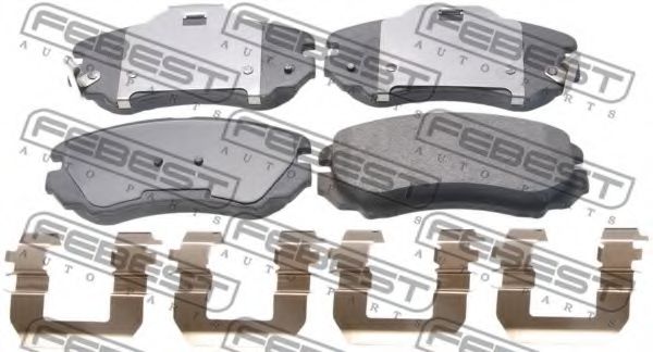 FEBEST 1201-ELANF Тормозные колодки для HYUNDAI GRANDEUR (Хендай Грандэур) FEBEST 1201-ELANF Тормозные колодки для HYUNDAI GRANDEUR (Хендай Грандэур)